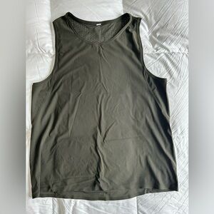 LululemonOlive Green Sleeveless Tank Top